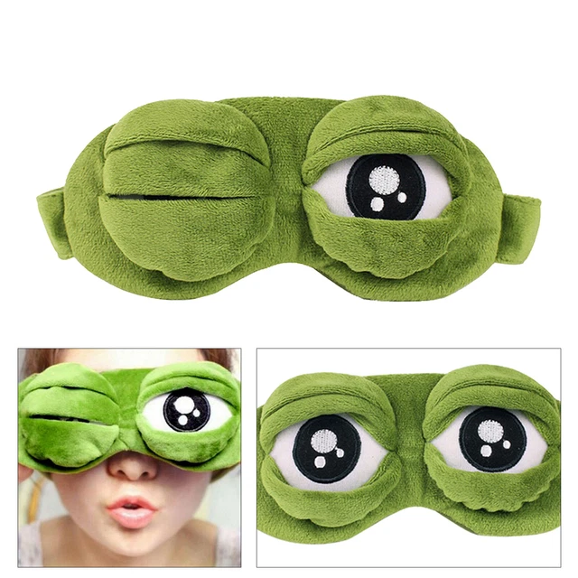 Frosch Augenbinde Augen Maske Weiche Baumwolle 3D Schlaf Masken Augen