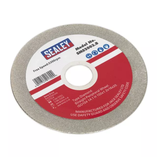 Sealey SMS2003.B Grinding Disc Diamond Coated 100mm for SMS2003