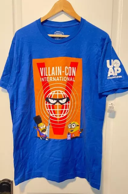 2023 Universal Studios Despicable Me Villain-Con  International UOAP Shirt LARGE