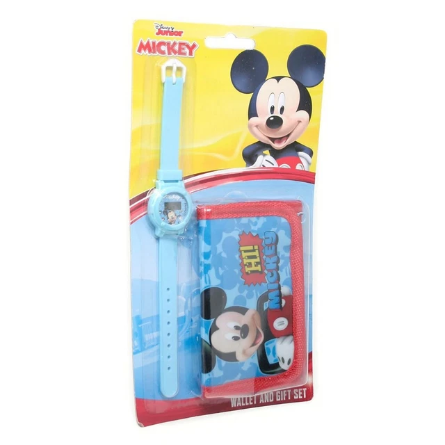 Mickey Mouse Kids/Childrens Hi Mickey Watch And Wallet Set (873)