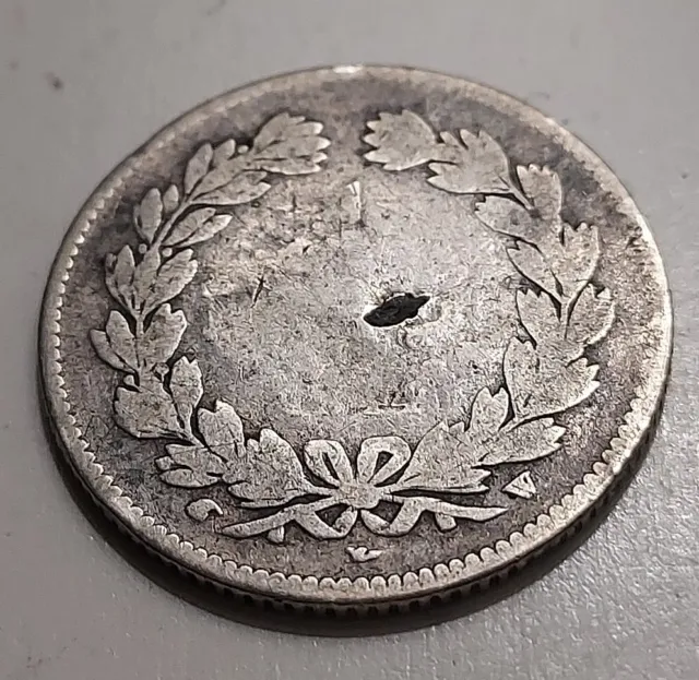 FRANCE - Monnaie de 1 franc type Louis Philippe de 1844 W ( LILLE ) Argent