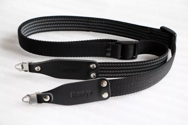 Black Neck Strap Shoulder Nylon Strap With Lugs For Mamiya RB67 RZ67 Camera