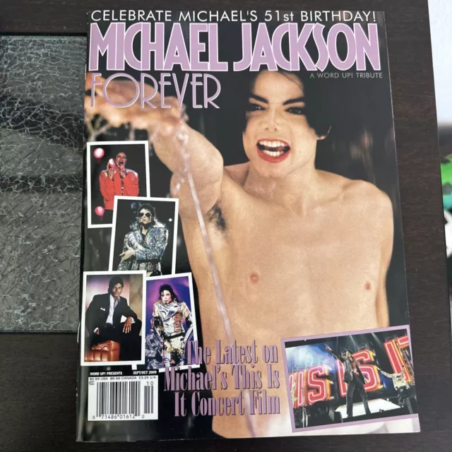 Michael Jackson Forever Word Up Magazine With Posters In Very Nice Shape!