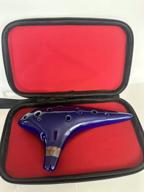 Awef 12-Hole Ocarina With Songbook  Blue Gradiant