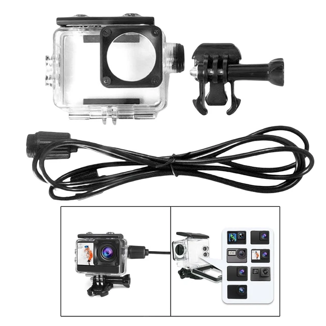 Action Camera Waterproof Housing Case Shell Protective for 4K Eis WiFi