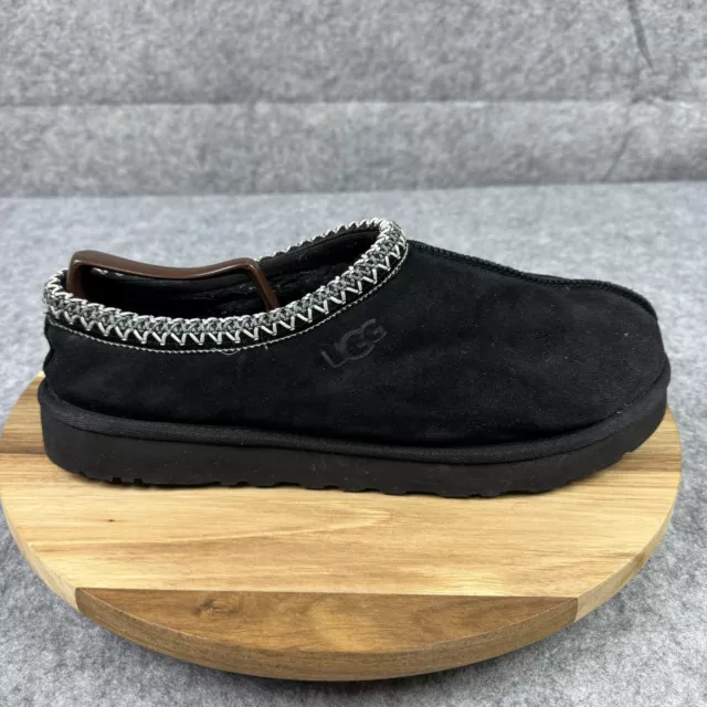 UGG Mens Slipper 12 Black Tasman Suede Shoes Slip On Clog 5950 *
