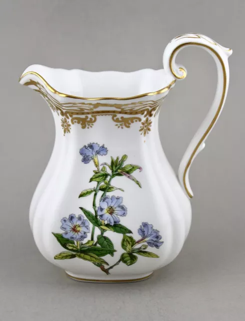 Spode Fine Bone China England Stafford Flowers Tall Milk Jug Pitcher Excellent!