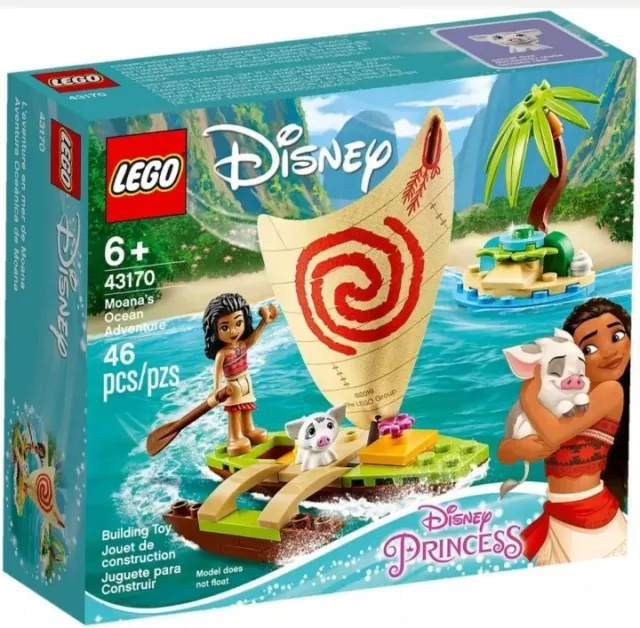 Lego 43170 Disney Princess Le Avventure In Mare Di Vaiana Moana's Ocean Adventur