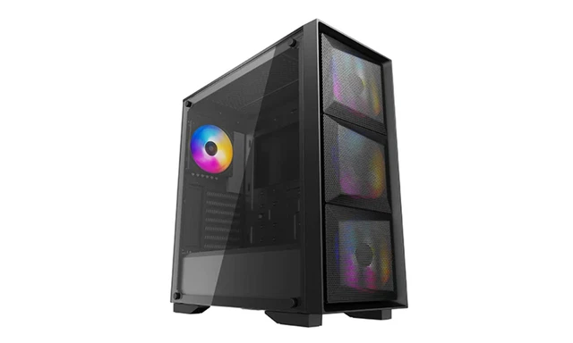 DEEPCOOL MATREXX 50 MESH 4FS E-ATX Case, Tempered Glass Panel, High Airflow, 4x