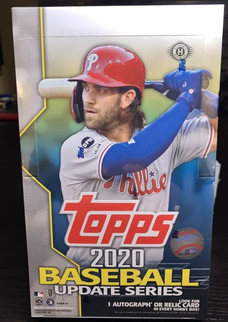 2020 Topps Baseball Update Series MLB - Factory Sealed Hobby Box 1 Auto or Relic