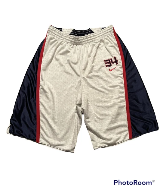 Nike Uconn Huskies Ray Allen #34 Basketball Short XL 24” Jesus Shuttlesworth