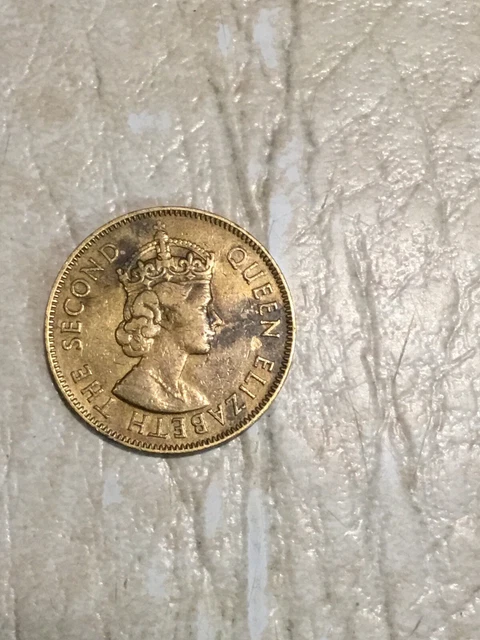 JAMAICA :1955 - 1/2 HALF PENNY  Nickel-Brass COIN-