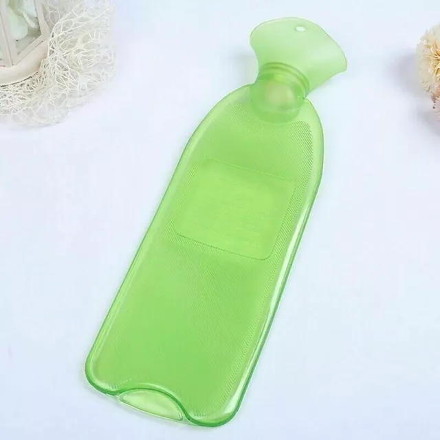 1000ml Transparent Wärmflaschen Gummiflasche Flasche Hart PVC Winter Handwärmer