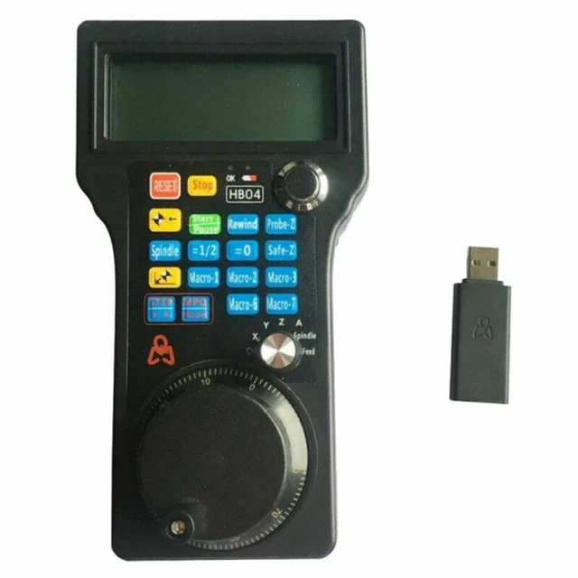 MACH3 USB Wireless Electronic Handwheel Pendant Fit for 3/4 Axis Milling Machine