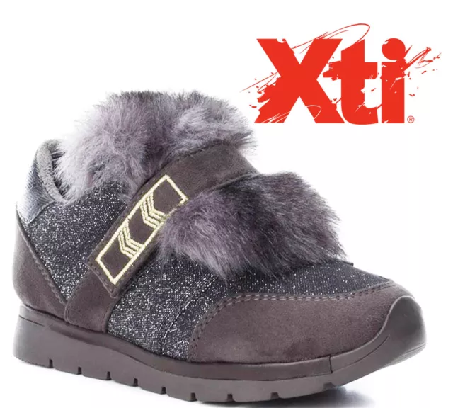 scarpe con pelliccia bambina da XTI sneakers eleganti invernali alte 28 31 33 34