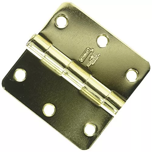 NATI-ONAL MFG/SPECTRUM BRANDS HHI N830-211 Hinge, 3-Inch, Polished Brass