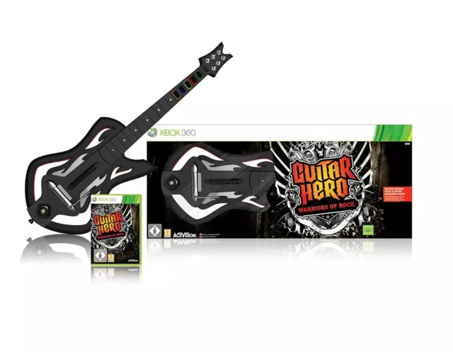 Guitar Hero Warriors of Rock Bundle XBOX 360 Original UK Release Video Game