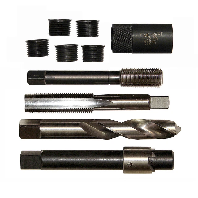 Time-Sert 0122A 1/2-20 Aluminum Drain Pan Thread Repair Kit - FREE SHIP!