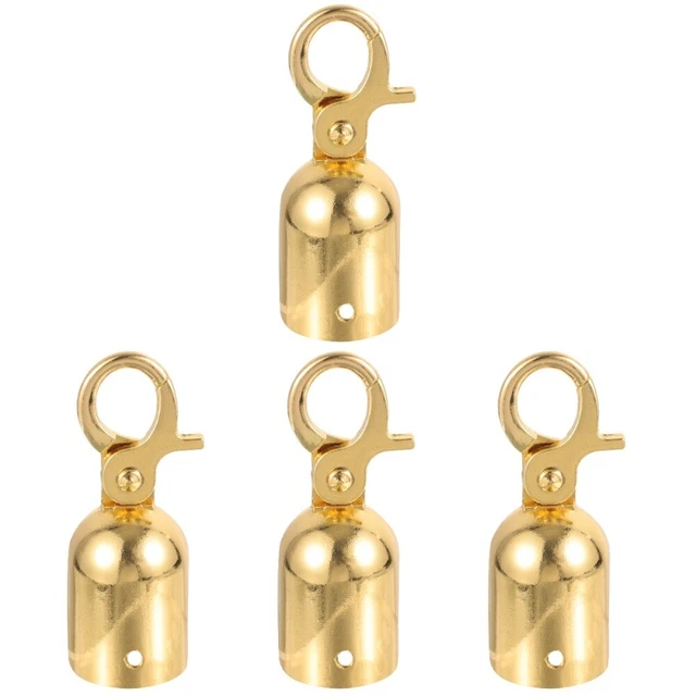 4x Gancho de cordón Carril guía Cuerda Mosquetón