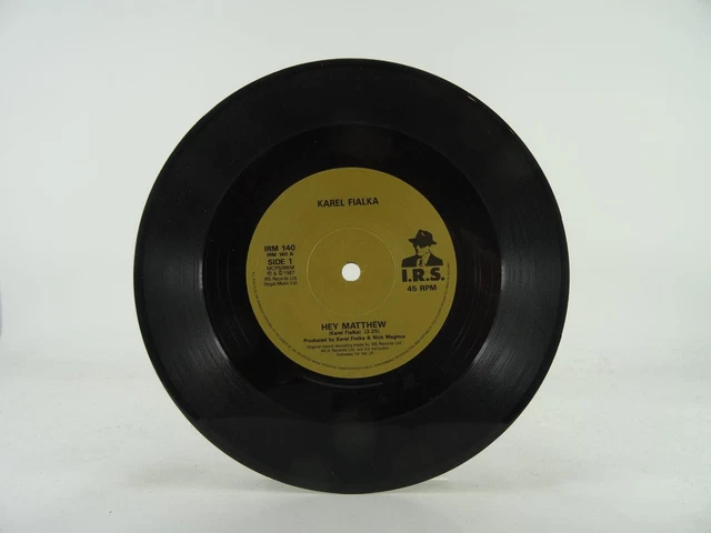KAREL FIALKA HEY MATTHEW 90/2 (90) 2 pistes 7 pouces manche papier ...