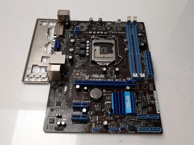 ASUS P8H61-MX R2.0 Socket LGA1155 DDR3 Micro ATX Motherboard With I/O ...