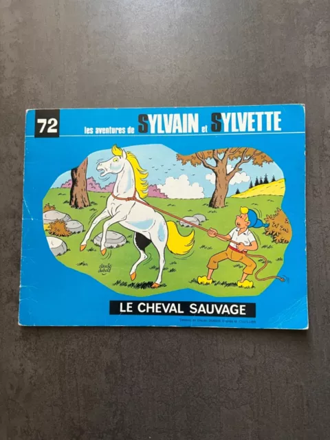 BD souple Sylvain et Sylvette n°72 – Le cheval sauvage - 1975