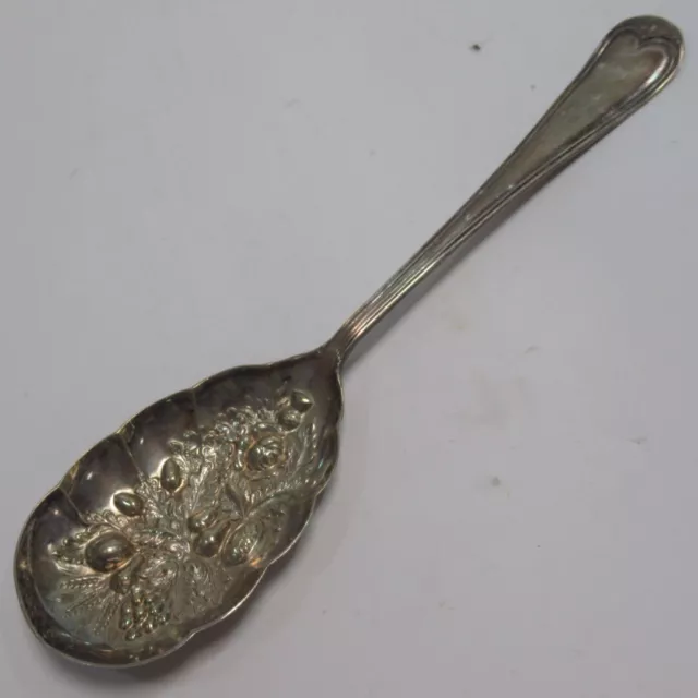 Harrison Fisher & Co Sheffield Silver plated Superior Quality 8 inch Berry Spoon