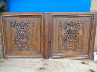 Surui Lot de 4 meubles en bois sculpté pour décoration de porte ou de porte 5 x 5cm #2 