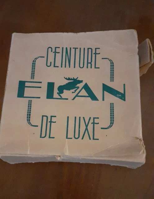Ceinture Homme Jacques Fath Cuir Noir Peau De Lézard - 110 Cm, Vintage