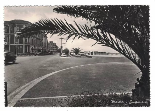 Cartolina Pescara Viaggiata 1952 Lungomare 