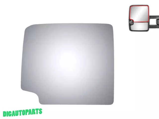 New Mirror Glass Replacement For Chevy Silverado Suburban Tahoe Left Side Flat