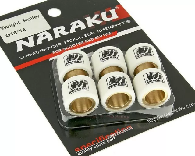 Galets de variateur NARAKU HD 18x14mm - 13,50g