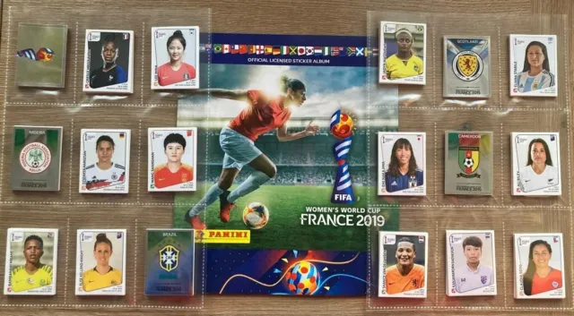 Panini, FIFA Women's World Cup France 2019, Complete Set + Mexico Album, Women