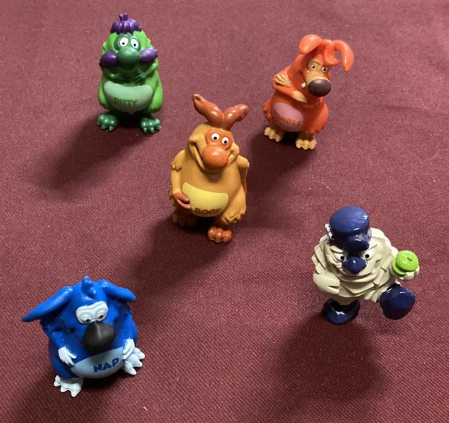 Yowie World Monster Figures Lot of 5 Figures ~ 2” Tall Figures