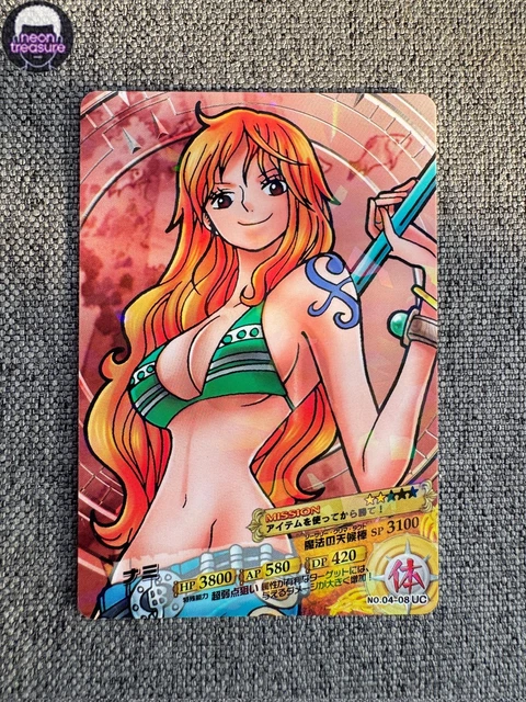 2011 ONE PIECE AR Carddass Nami No.02-08 C Japanese Bandai Vintage