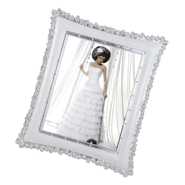 Cornice fotografica placcata supporto fotografico in resina sintetica rose cornice