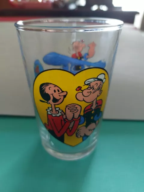 Ancien Verre à moutarde publicitaire POPEYE vintage DUCROS