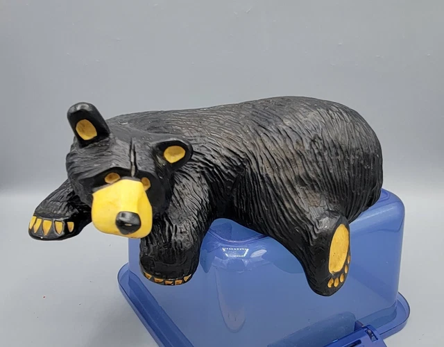 Bearfoots Black Bear Figurine Jeff Flemming by Singing Tree Raymond Shelf Sitter