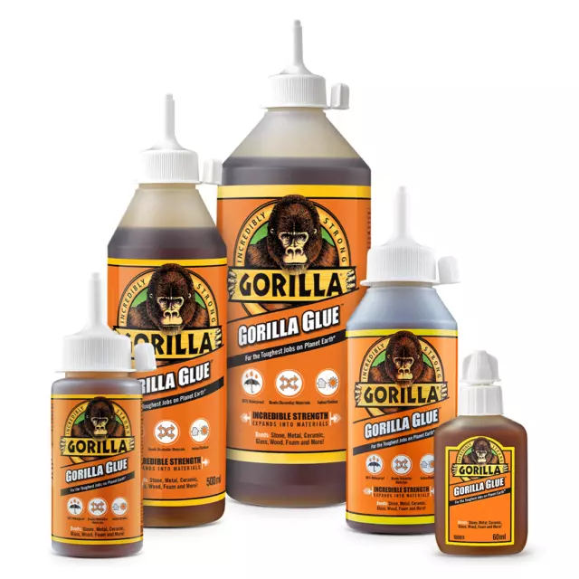 Gorilla Glue Super Strong Epoxy Waterproof Multi Purpose Adhesive Wood Stone NEW