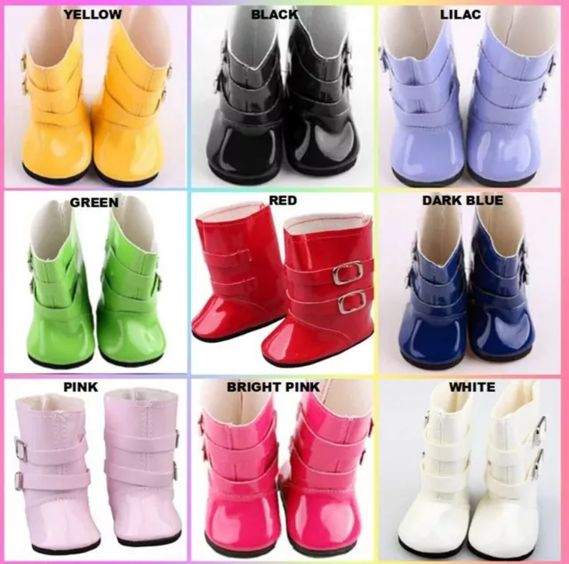 UK Seller 18" Doll shoes.  BOOTS 6.5cm x 3.5cm Get 10%. Designa Friend Journey