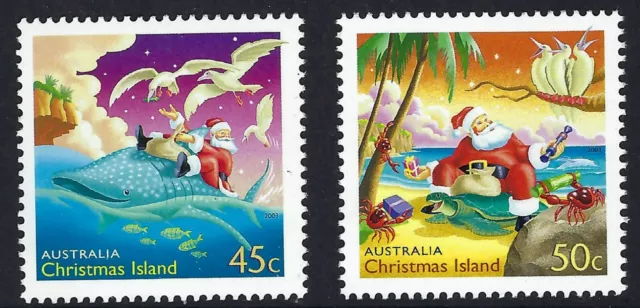 2003 Christmas Island SG# 526-527 Christmas set of 2 Mint MUH MNH