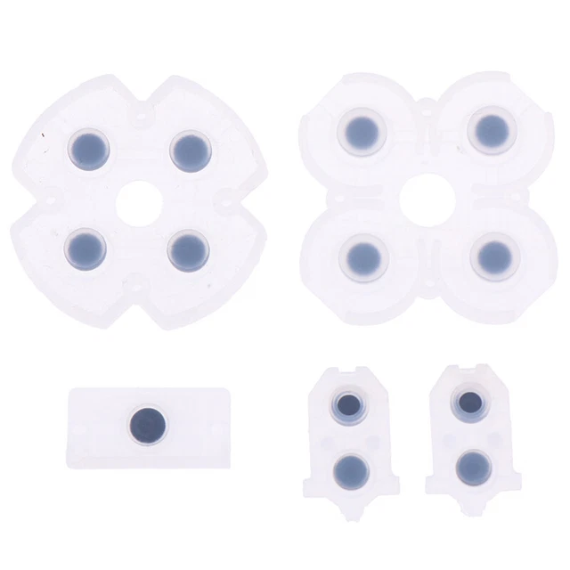 PS4 Dualshock 4 Controller Rubber Conductive Button Pads – Replacement Silicone Set