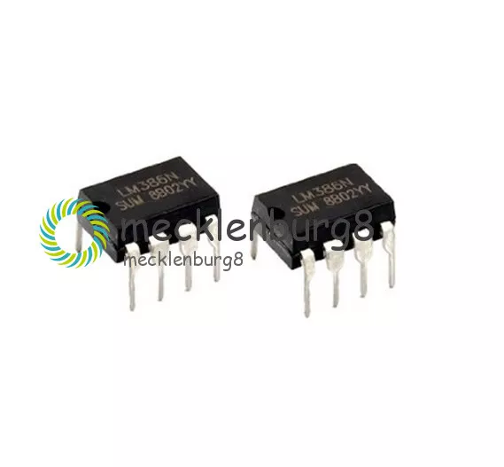 10PCS LM386N LM386 DIP-8 Audio Power AMPLIFIER IC Test Equipment