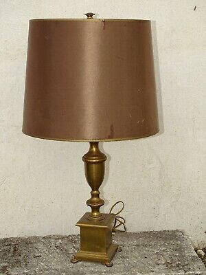*BELLE ANCIENNE LAMPE style MAISON CHARLES BRONZE doré st. RESTAURATION 50/70' D