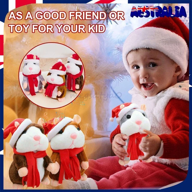 Cheeky Hamster Repeats What You Say Electronic Pet Talking Plush Toy Cute Gifts