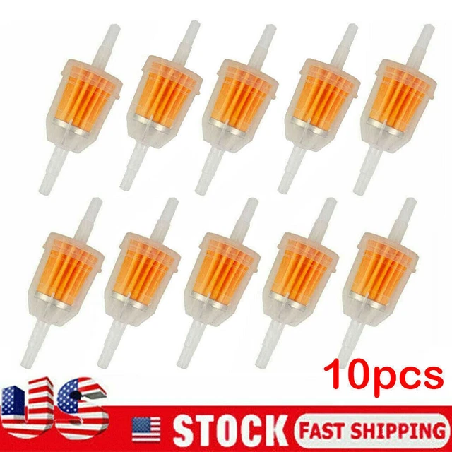 Complete Inboard Gas Engines Lawn Mower Fuel Line 10Pcs Lawn Mower 1/4" Inline Gas Fuel Filter For S298090 In Line Fuel Filter 1/4 General Motors Complete Inboard Gas Engines - Foto 2