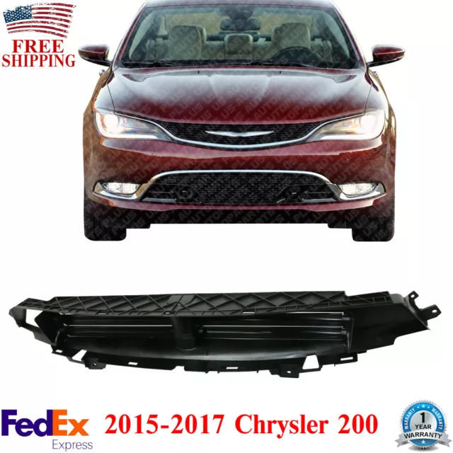 Front Active Grille Air Deflector For 2015-2017 Chrysler 200 Limited / LX Model