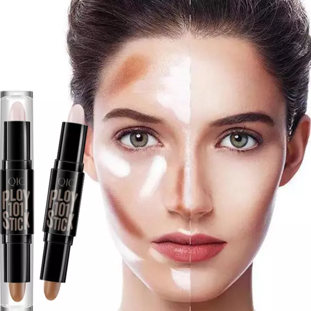 Double-ended Makeup Foundation Highlighter Stick Nose Concealer Stic Shadow A4K5