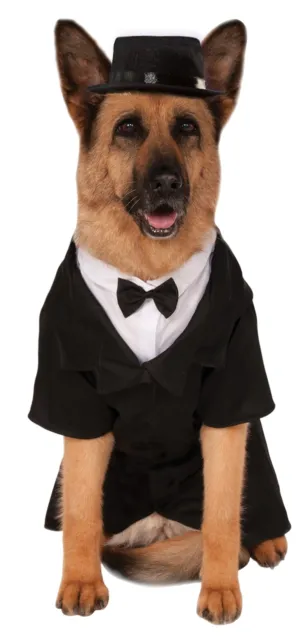 Official Rubie's Dapper Dog Costume, Pet Groom Wedding Dress Up, Size XXX-Large