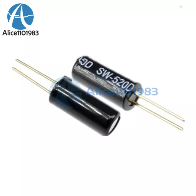 30PCS SW-520D Vibration Sensor Metal Ball Tilt Shaking Switch